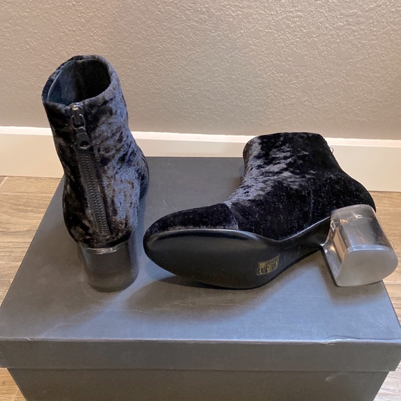 NIB - Rag & Bone Drea Black Velvet Boot - size 6.5 - Picture 7 of 14